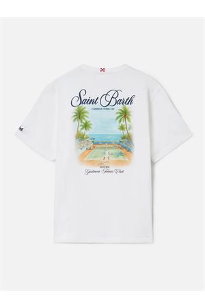 T-Shirt In Cotone Portland Man Con Stampa Frontale MC2 SAINT BARTH | T-shirt | PRL000200931L